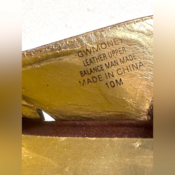 Guess by Marciano Brown Leather upper 5-Inch High Heels - Picture 8 of 10